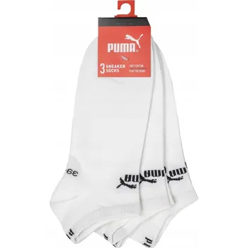 Pánské ponožky Ponožky Kotníkové Ponožky Puma bílé Bavlna 94710906 3 páry velikost 39/42