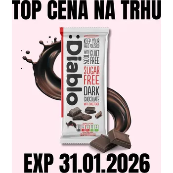 Čokoláda DIABLO Hořká čokoláda se sladidlem 85 g EXP 31.01.2026