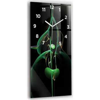 Hodiny Nástěnné hodiny Wallfluent zelené 30 cm