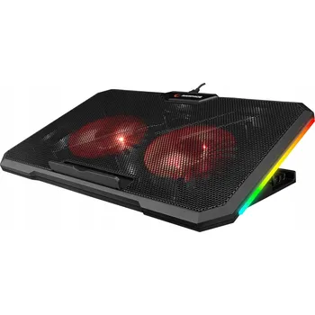 Rampage AD-RC12 Chladicí podložka pod notebook 15 - 17" RGB, nastavitelná