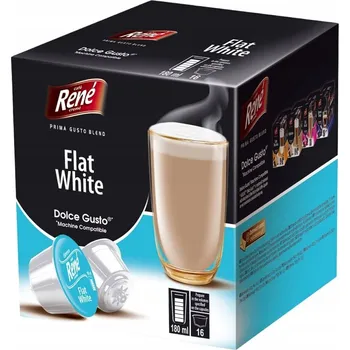 Kapsle do Dolce Gusto Café René Flat White 16 ks
