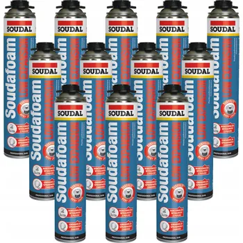 Montážní pěna Montážní pěna SOUDAL Nízkotlaká pistolová pěna 750 ml Karton 12 Ks