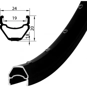 Ráfek na kolo Ráfek Remerx Better 27,5"- 584 pro Disc - černý