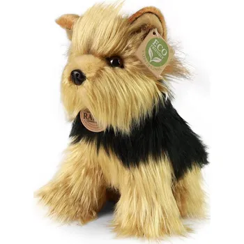 plyšák Plyšová Hračka Pejsek Yorkshire Terrier Sedící - 25 cm
