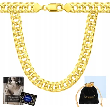 Řetízek PÁNSKÁ DVOJITÁ ZÁVĚSA ROMBO SE ŘETÍZEK PANCR , SILNÁ 60 CM, MASIVNÍ STŘÍBRO 925