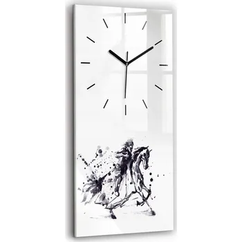 Hodiny Nástěnné hodiny Wallfluent černé 30 cm