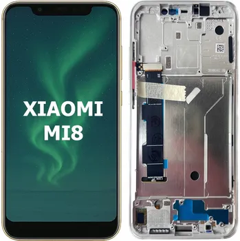 Pouzdro na mobilní telefon DISPLEJ EKRÁN PRO XIAOMI MI 8 | RÁMEČEK | ZLATÝ | VYSOKÁ KVALITA |