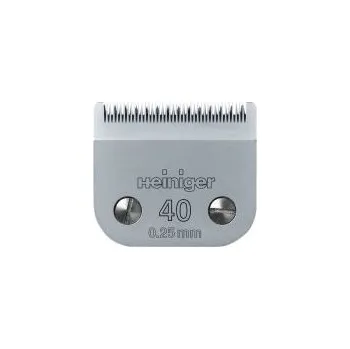 strojek na stříhání srsti Střihací hlavice Heiniger Velikost: č. 40 0,25 mm