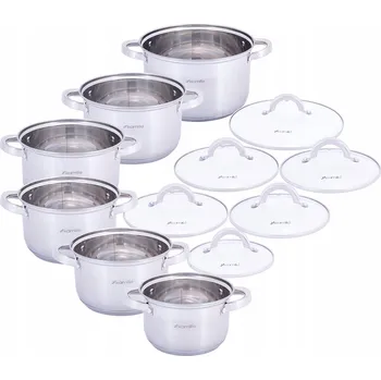 Sada hrnců nerezová ocel Kamille Sada hrnců 12 kusů