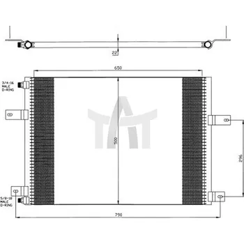 Klimatizace automobilu Kondenzátor - klimatizace NRF NRF35638