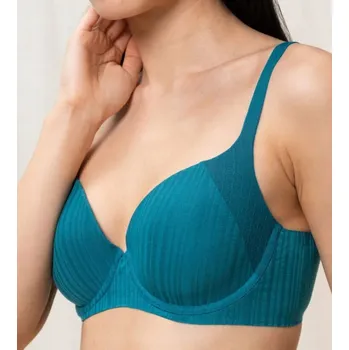 Podprsenka Triumph Body Make Up Patchwork WP EX podprsenka s kosticemi a vyztuženými košíčky Spacer Cup 75A