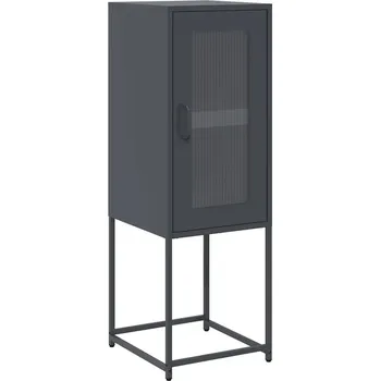 Komoda Komoda Antracit 36x39x107 cm Ocel válcovaná za studena