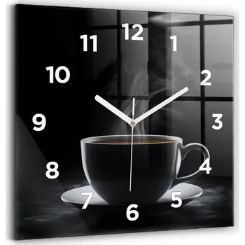 Hodiny Nástěnné hodiny Wallfluent černé 30 cm
