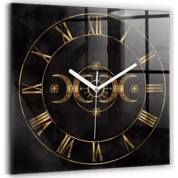 Hodiny Nástěnné hodiny Wallfluent černé 30 cm