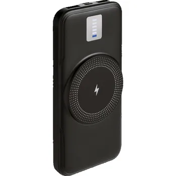 Powerbanka Riva Power VA2606 USB 10W + bezdrátová 5W powerbanka 10000mAh, černá