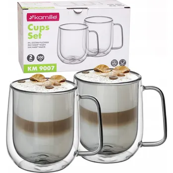 Sklenice Sklenice na kávu Kamille 300 ml 2 ks