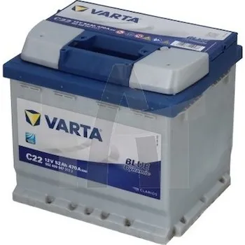 Autobaterie Akumulátor 12V 52AH Varta 470A L- B552400047