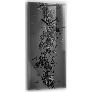 Hodiny Nástěnné hodiny Wallfluent černé 30 cm