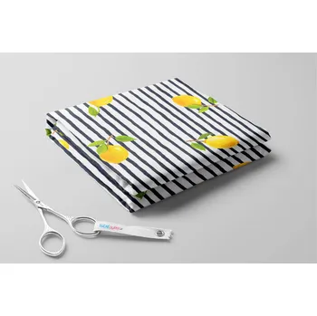 Softshell zimní,Citróny a proužky Barva: Černá