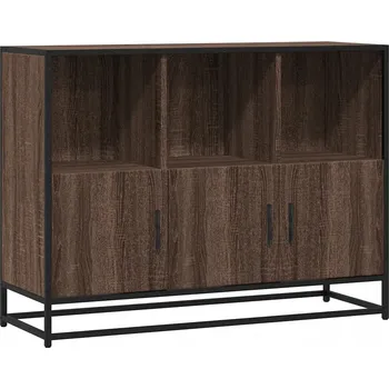 Komoda Komoda, hnědý dub, 100x35x76 cm, dřevotříska