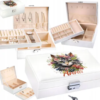 Obraz ŠPERKOVNICE NA BIŽUTERII DÁREK K NAROZENINÁM DÍTĚTE MIKULÁŠ KOČKY