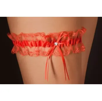 Podvazkový pás Podvazek PW-24 červená univerzální