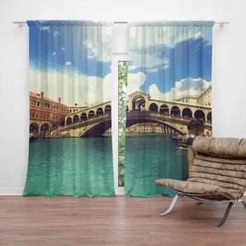 Závěs Sablio Závěs Ponte di Rialto: 2ks 140x250cm