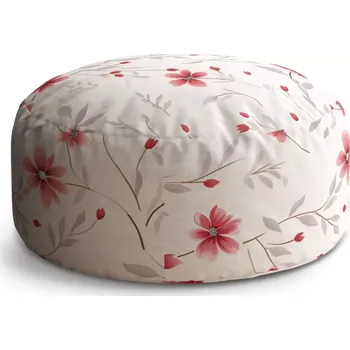 Taburet Sablio Taburet Circle Přírodní elegance: 38x48 cm