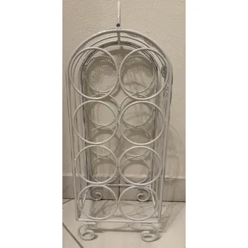 Stojan na víno Kovový stojan na víno Romance 8 láhví