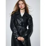 Koženkový kabát - XS - House - černá - 964HN-99X