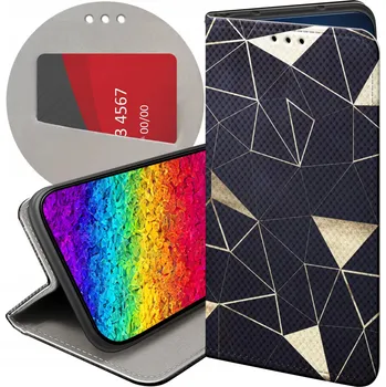 Pouzdro na mobilní telefon Flipové pouzdro Hello Case pro Xiaomi Redmi Note 12 Pro 5G zlaté