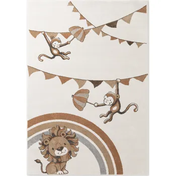 Koberec Dětský kusový koberec Villeroy & Boch Boho Kids 106308 Cream Multicolor Rozměry koberců: 120x170