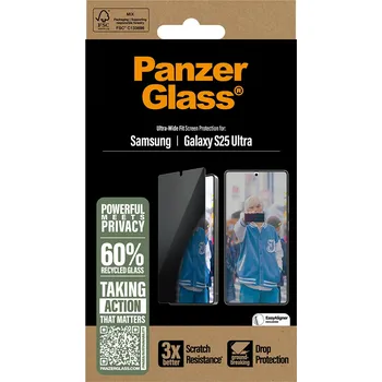 Tvrzené sklo PanzerGlass pro Samsung Galaxy S25 Ultra 1 ks