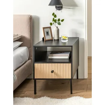 Obývací pokoj Sinsay - Stolek se zásuvkou - černá - 122FS-99X - 122FS-99X-ONE