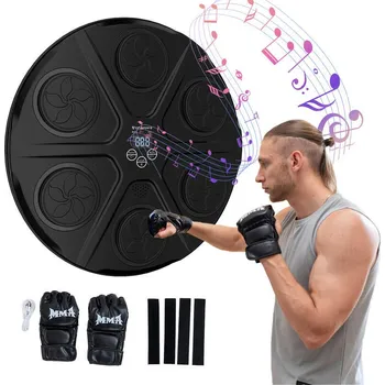 Boxovací pytel CITYSPORTS Hudební boxerský stroj ČERNÁ