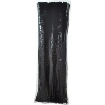 Hobby drát Chlupaté modelovací drátky černé 30cm, 100ks