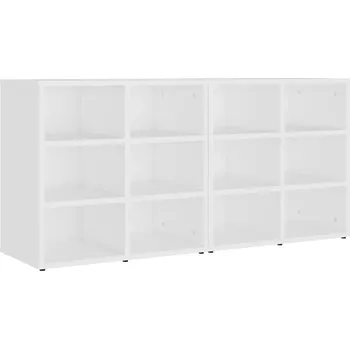 Botník VidaXL 52,5 x 50 x 30 cm bílý