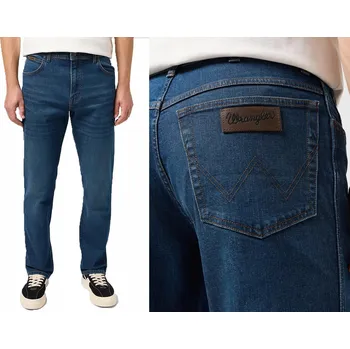 Pánské džíny Wrangler Texas pánské rovné džíny SPRUCE klasická indigo W36 L