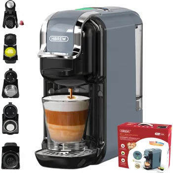 Kávovar Kapslový kávovar HiBREW H2B, 19 barů, šedý