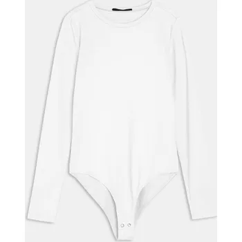 Body Sinsay - Polyamidové body s dlouhým rukávem - krémová - 004HA-01X - 004HA-01X-XXS-2