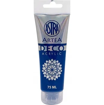 Vodová barva Akrylová Barva ASTRA DECO ARTEA 75 Ml TMAVĚ MODRÁ