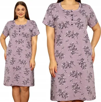 Dámská noční košile Noční košile Christina Secret , krátký rukáv, nad kolena, velikost XL