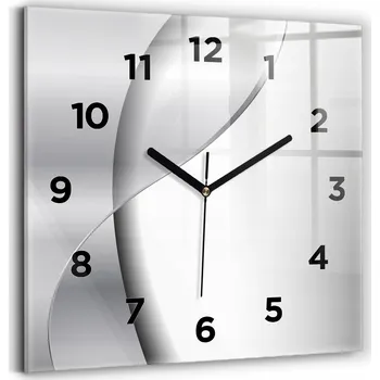 Hodiny Nástěnné hodiny Wallfluent bílé 30 cm