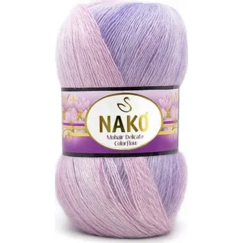 Příze Vlna Nako Mohair Delicate Colorflow 028165