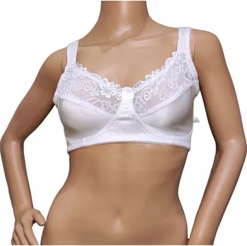 Podprsenka Sassamode podprsenka nevyztužená bílá velikost 80E