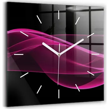 Hodiny Nástěnné hodiny Wallfluent černé 30 cm