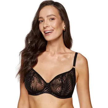 Podprsenka Gorteks podprsenka s měkkými košíčky černá velikost 75E