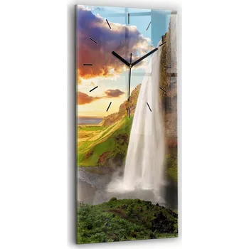 Hodiny Nástěnné hodiny Wallfluent oranžové 30 cm