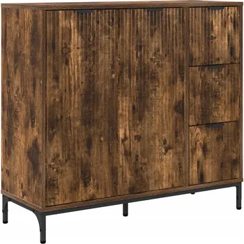 Příborník do zásuvky Bufet Uzený dub 89,5 x 33 x 82 cm Materiál: dřevotříska