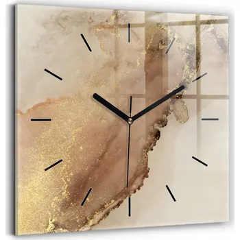 Hodiny Nástěnné hodiny DecorOutlet béžové 30 cm